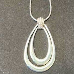 BRIGHTON - Meridian Oval Swing Crystal Necklace & Earrings